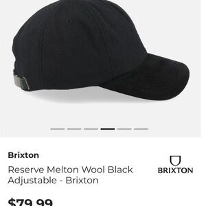 Brixton Reserve Melton Wool Black Hat